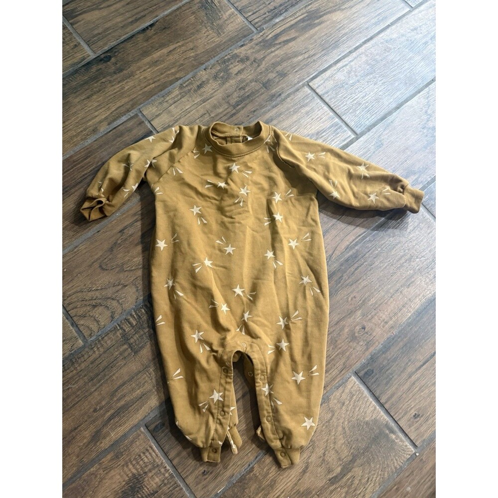 rylee and cru baby romper tan size 6-12M
